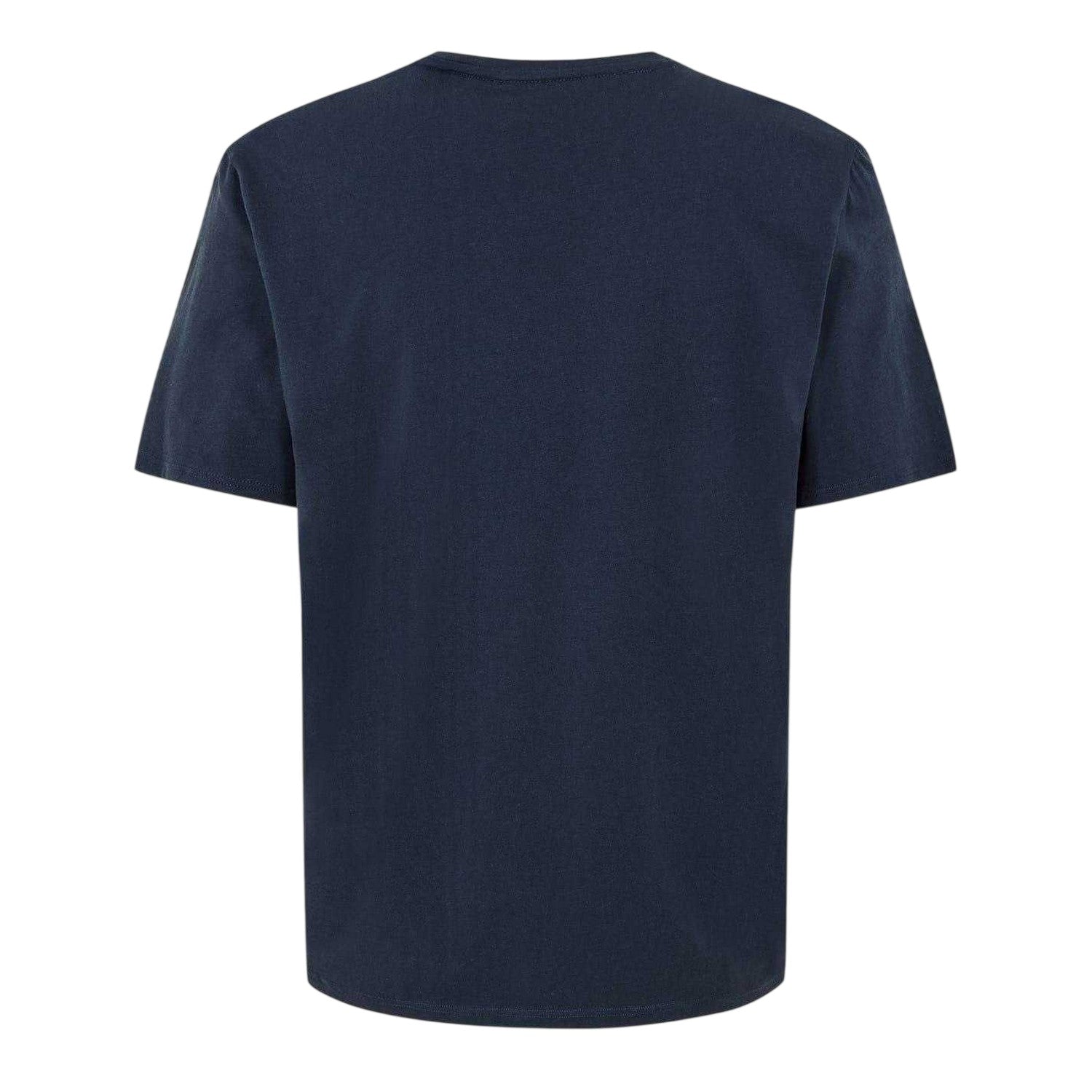 Dark Blue - Back - Boss Mens Cotton Crew Neck Regular T-Shirt