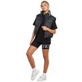 Black - Side - SikSilk Womens-Ladies Cropped Gilet