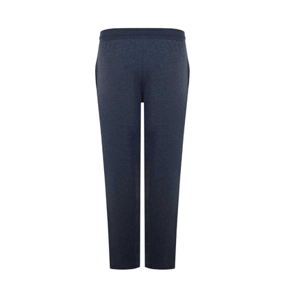 Charcoal Marl - Back - Lonsdale Mens Cotton Lightweight Joggers