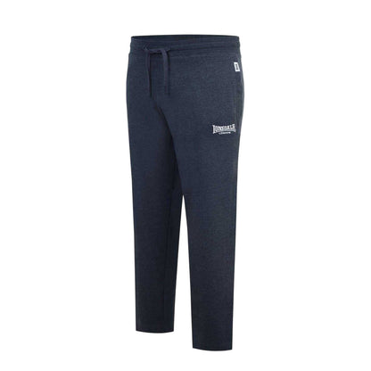 Charcoal Marl - Side - Lonsdale Mens Cotton Lightweight Joggers