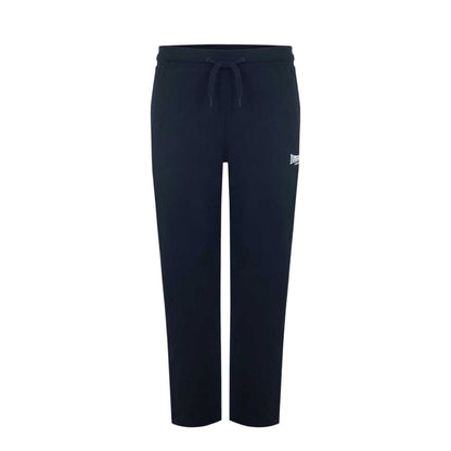 Black - Front - Lonsdale Mens Cotton Lightweight Joggers