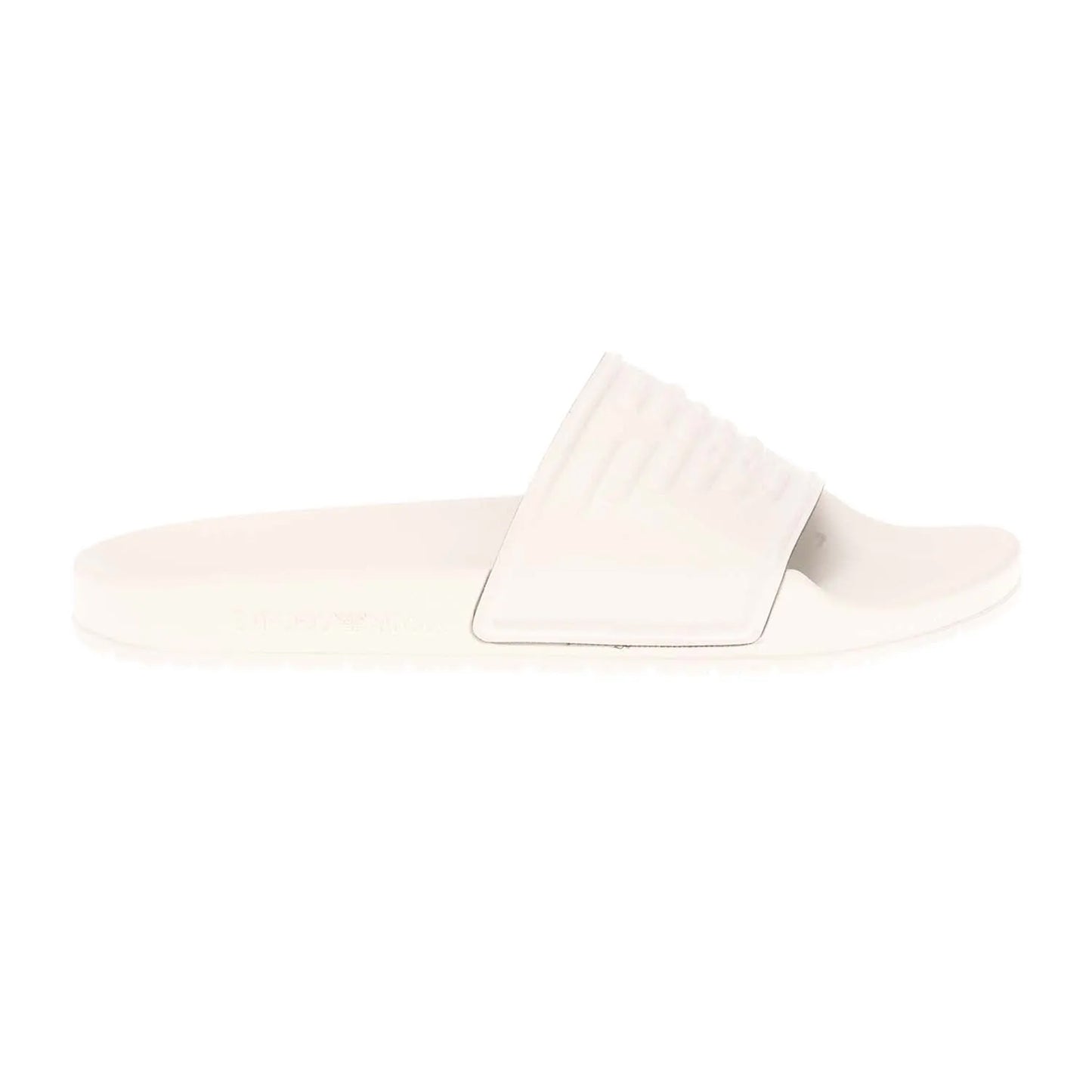 White - Side - Armani Mens Eagle Logo Sliders