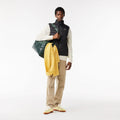 Black - Side - Lacoste Mens Logo Puffer Gilet