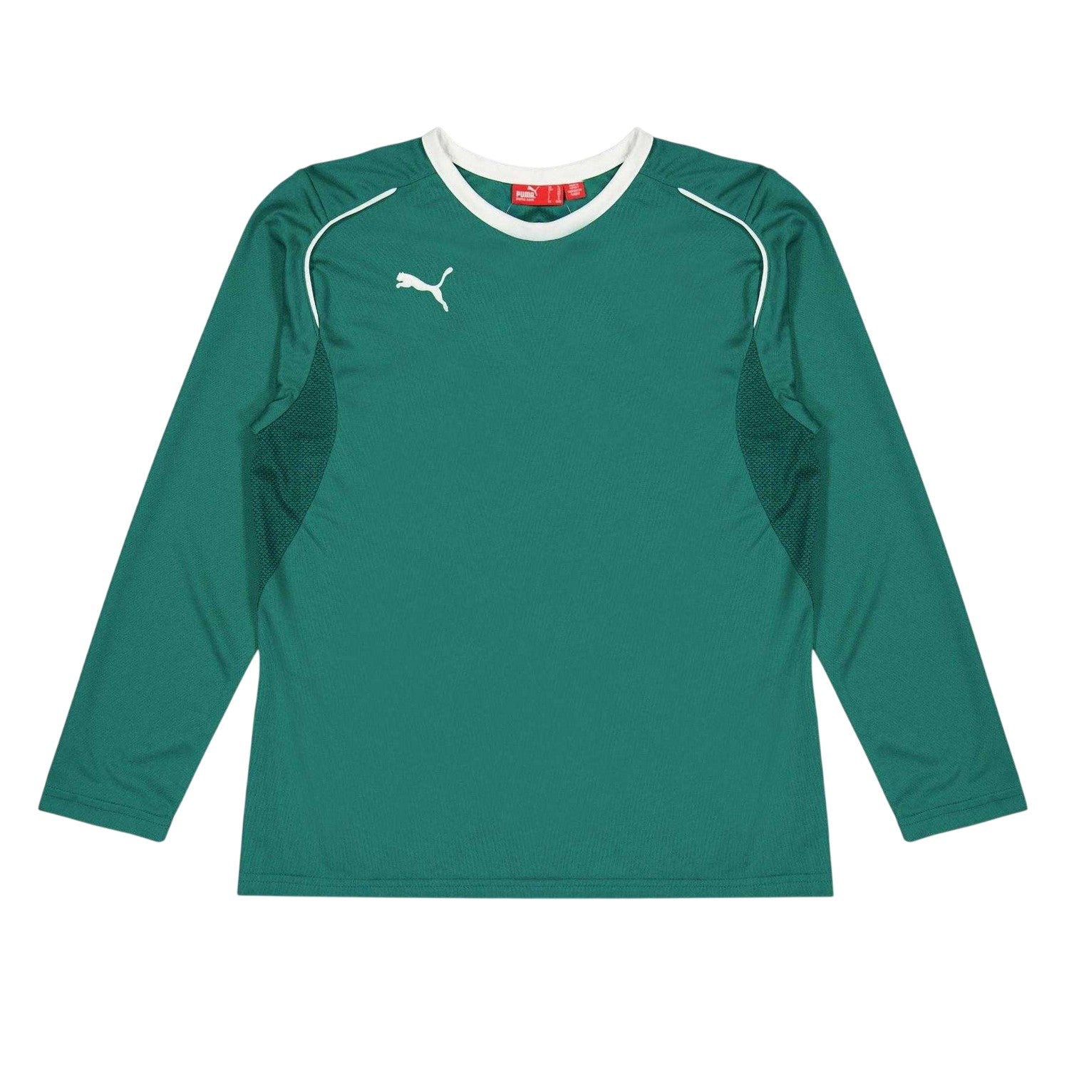 Green - Front - Puma Childrens-Kids Performance Long-Sleeved Goalkeeper Jersey