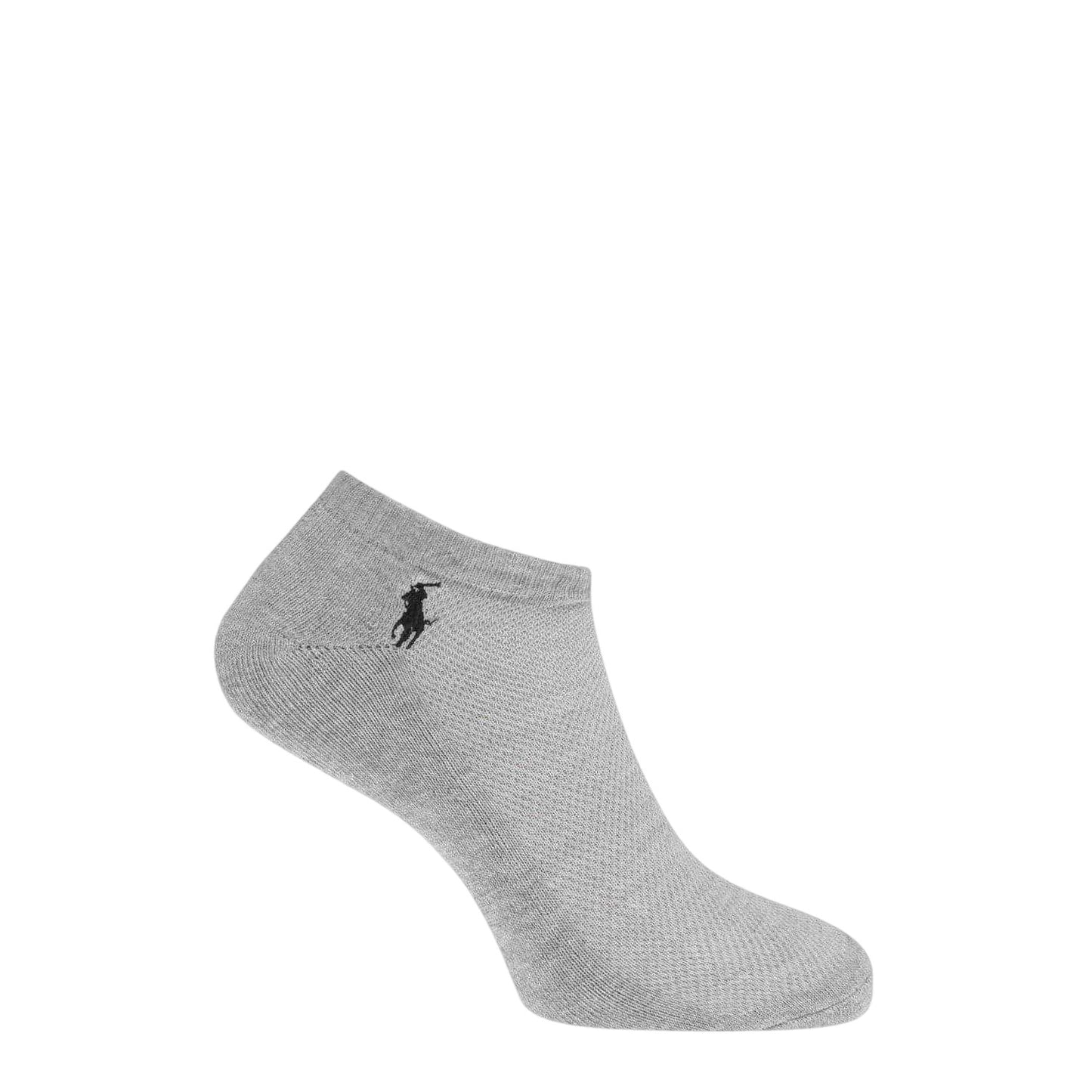 Multicoloured - Back - Ralph Lauren Mens Polyester Trainer Socks (Pack of 6)