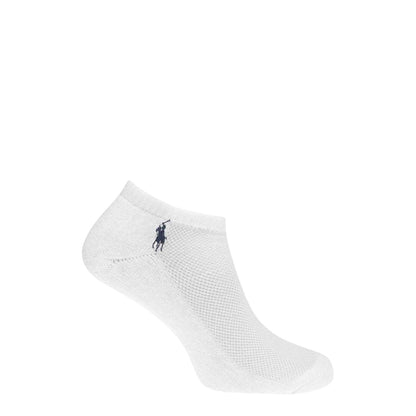 Multicoloured - Side - Ralph Lauren Mens Polyester Trainer Socks (Pack of 6)
