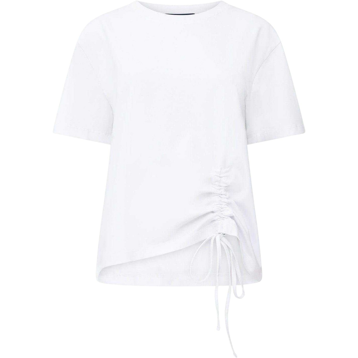 Linen - Front - French Connection Womens-Ladies Ruched T-Shirt