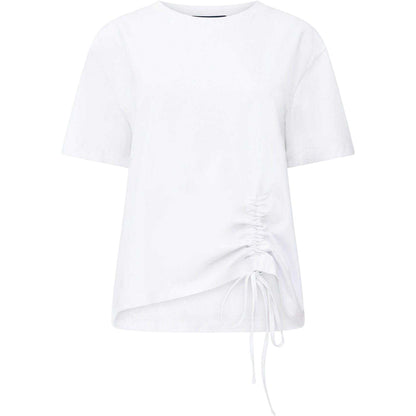 Linen - Front - French Connection Womens-Ladies Ruched T-Shirt