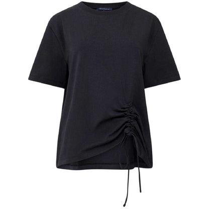 Blackout - Front - French Connection Womens-Ladies Ruched T-Shirt