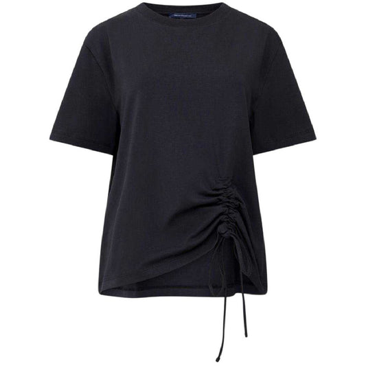 Blackout - Front - French Connection Womens-Ladies Ruched T-Shirt