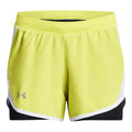 Yellow - Front - Under Armour Womens-Ladies Fly By 2.0 2 in 1 Shorts