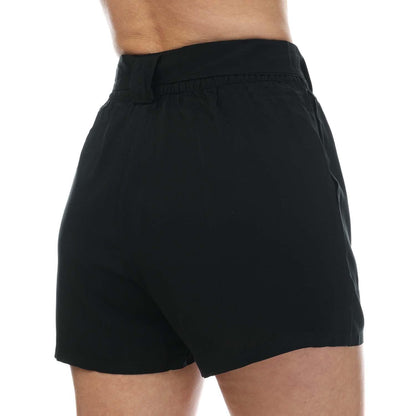 Black - Back - Only Womens-Ladies Nova Life Talia Front Tie Shorts