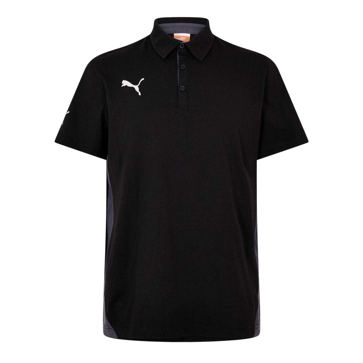 Black - Front - Puma Mens Polo Shirt