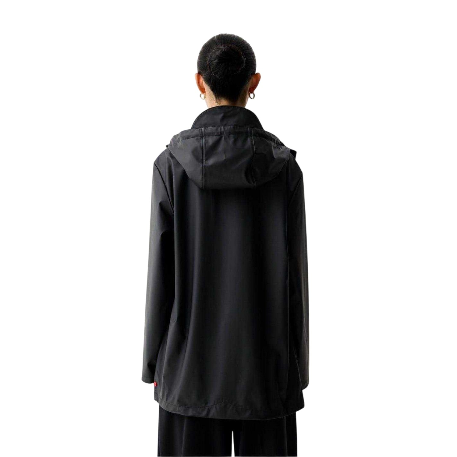 Black - Back - Rains Unisex Adult Jo Raincoat