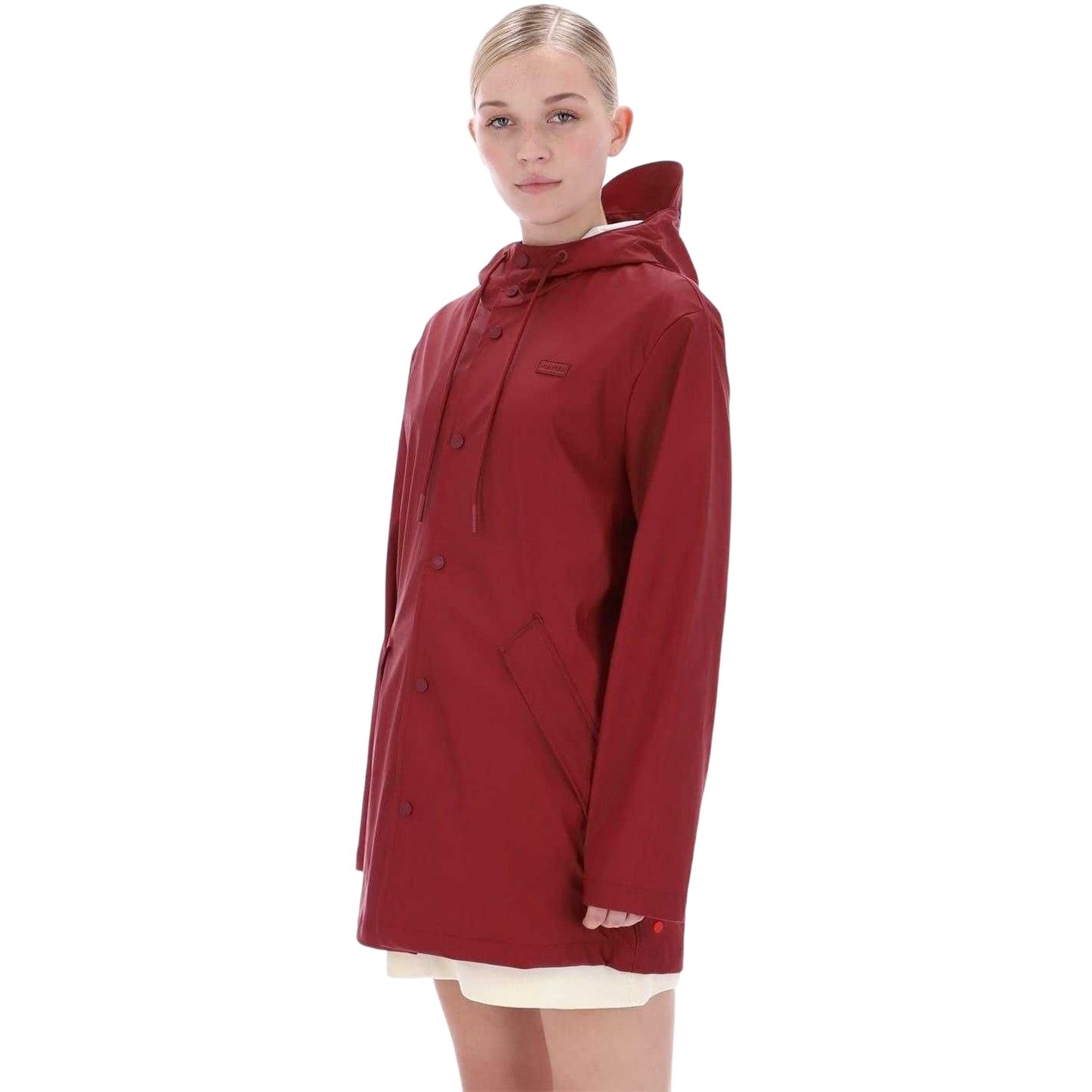 Merlot - Back - Rains Unisex Adult Jo Raincoat