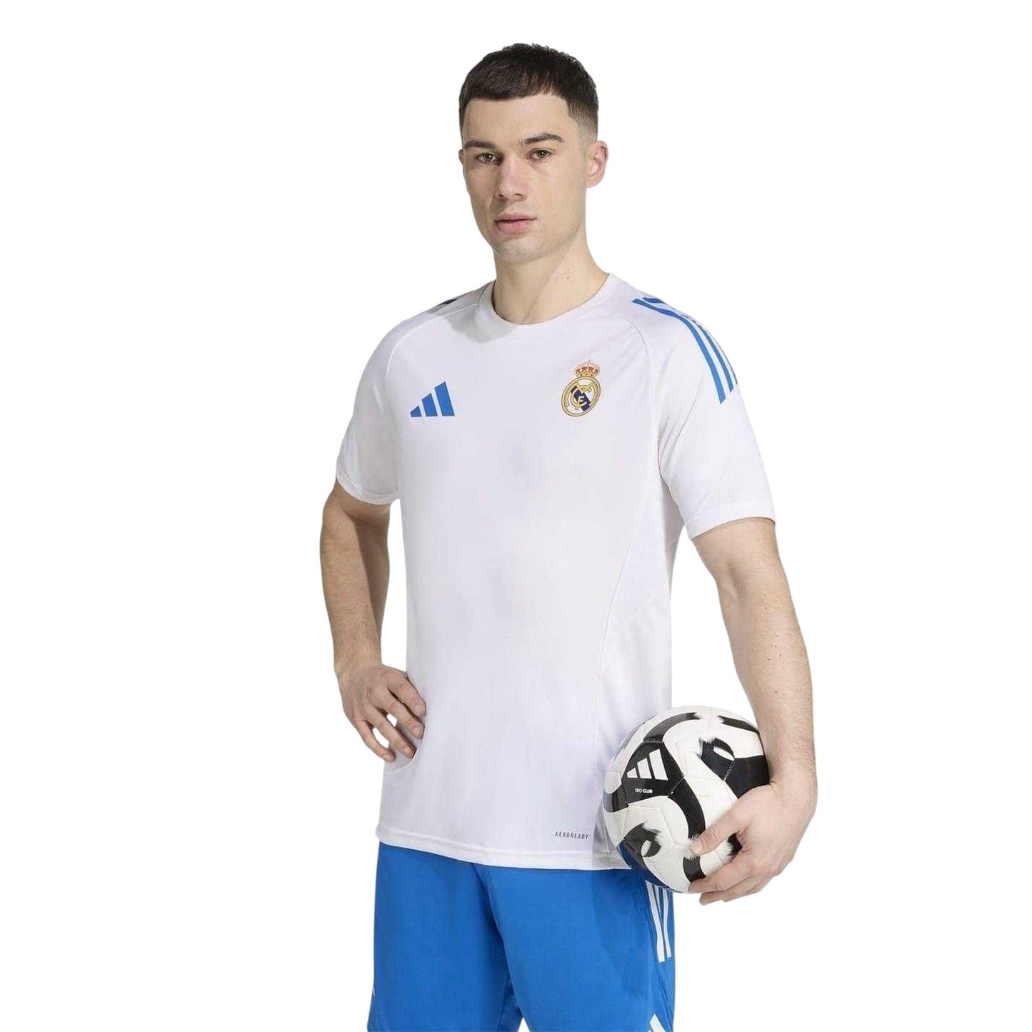 White - Side - Adidas Mens 2025-2026 Training T-Shirt