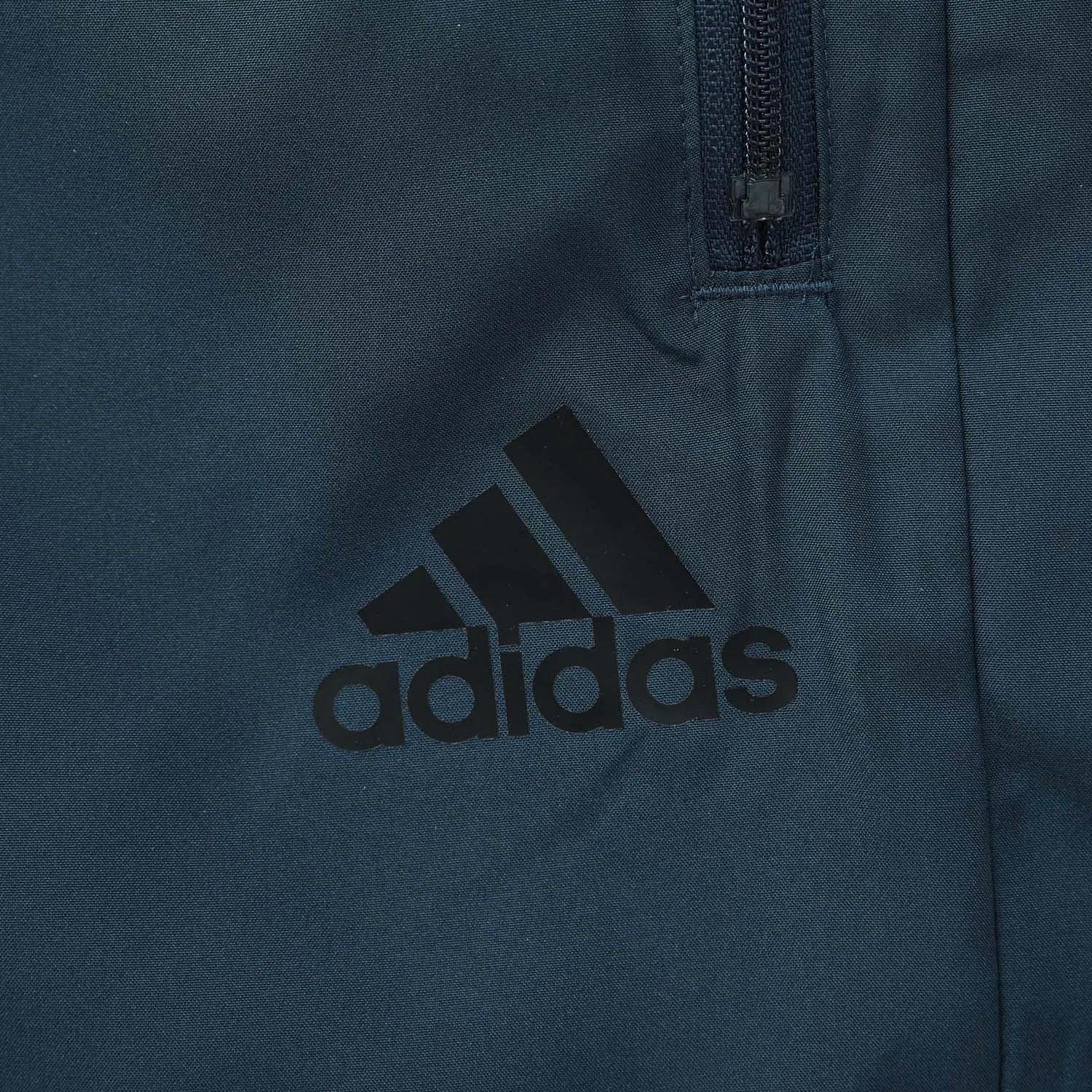 Navy - Side - Adidas Mens D2M Aeroready Woven Shorts