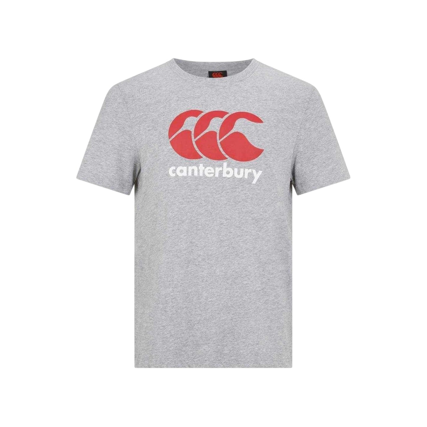 Grey - Front - Canterbury Mens Large Logo T-Shirt