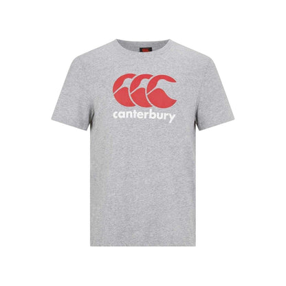 Grey - Front - Canterbury Mens Large Logo T-Shirt