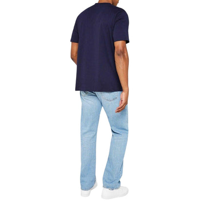 White-Black-Navy - Pack Shot - Donnay Mens Cotton Blend T-Shirt (Pack of 3)