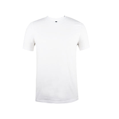 White-Aqua-Grey Marl - Back - Donnay Mens Cotton Blend T-Shirt (Pack of 3)