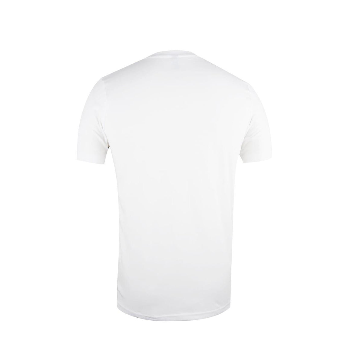 White-Aqua-Grey Marl - Side - Donnay Mens Cotton Blend T-Shirt (Pack of 3)