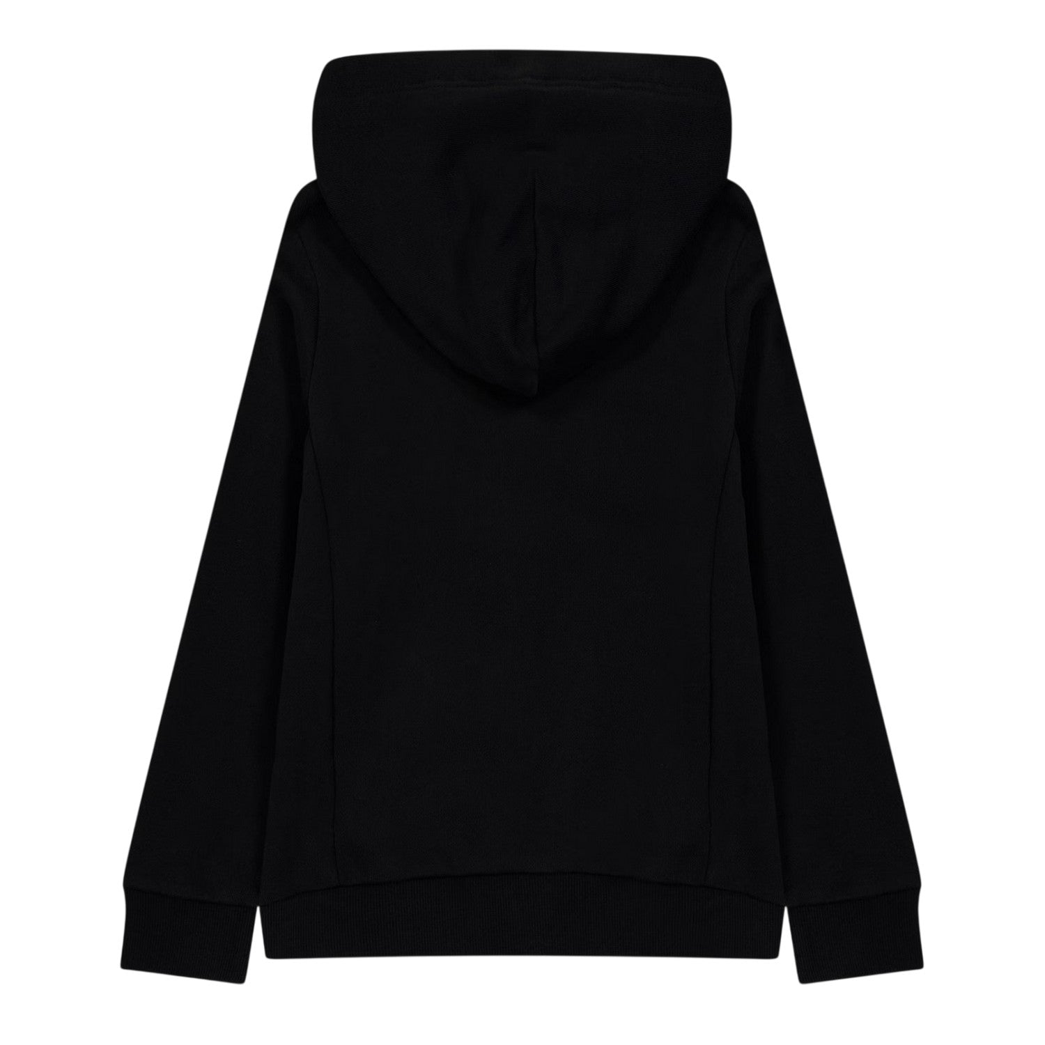 Black - Back - Calvin Klein Childrens-Kids Jeans Hooded Sweatshirt