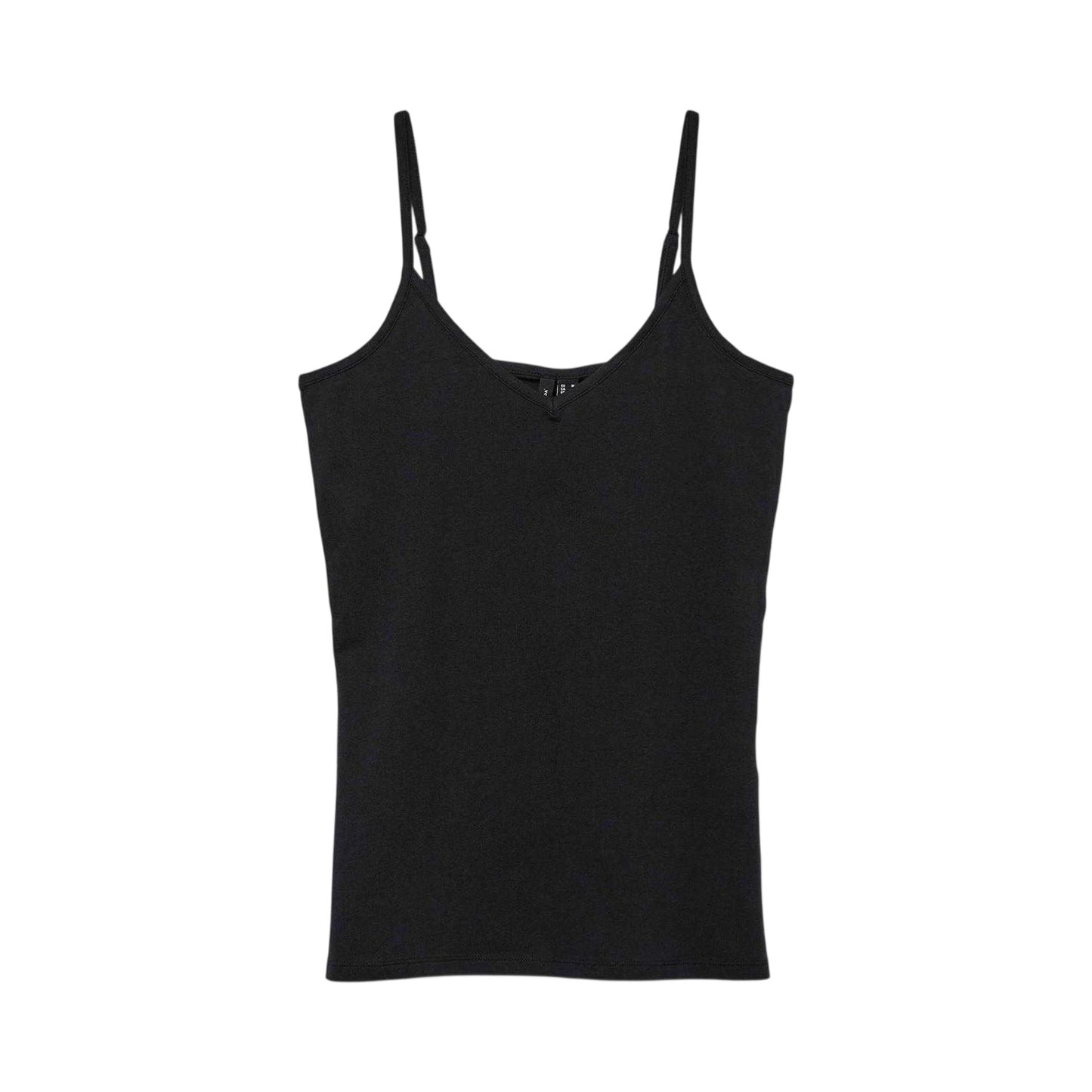 Black - Front - Vero Moda Womens-Ladies Cotton Blend Vest Top