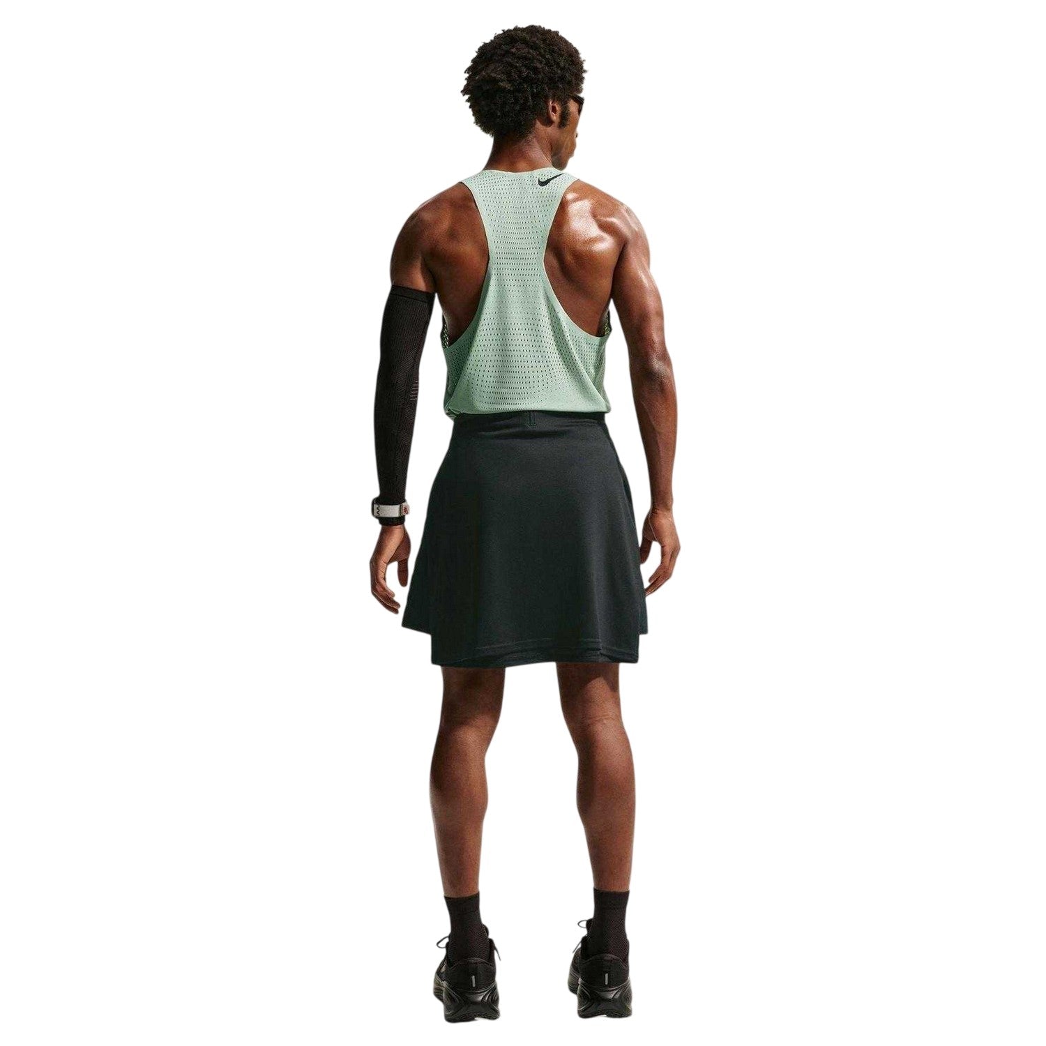 Green - Back - Nike Mens Aero Swift Dri-FIT Vest Top
