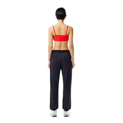 Abyss Blue - Back - Lacoste Womens-Ladies Fleece Joggers