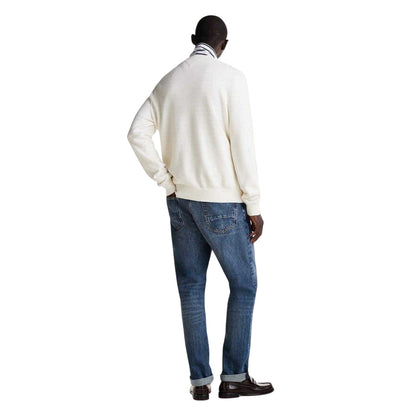 Ivory - Back - Tommy Hilfiger Mens Jumper