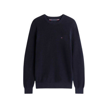 Sky Blue - Front - Tommy Hilfiger Mens Jumper