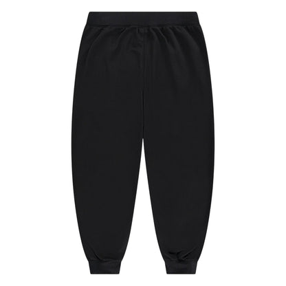 Black - Back - Nike Childrens-Kids Air Jordan Fleece Logo Slim Joggers