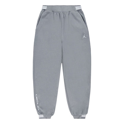 Grey - Front - Nike Childrens-Kids Air Jordan Fleece Logo Slim Joggers