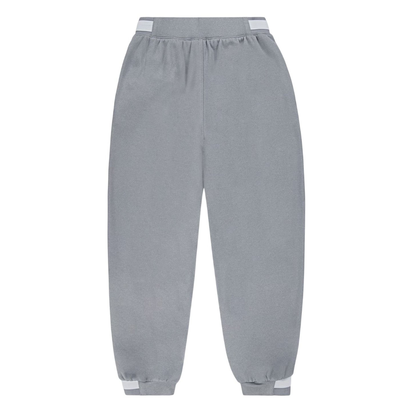 Grey - Back - Nike Childrens-Kids Air Jordan Fleece Logo Slim Joggers
