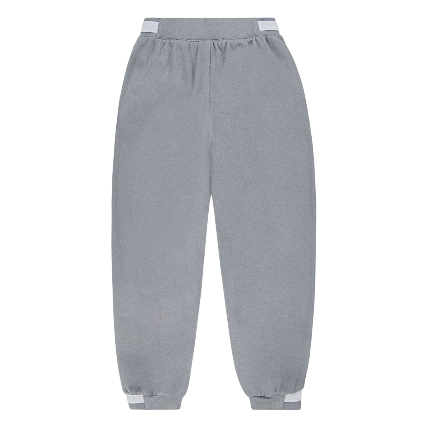Grey - Back - Nike Childrens-Kids Air Jordan Fleece Logo Slim Joggers