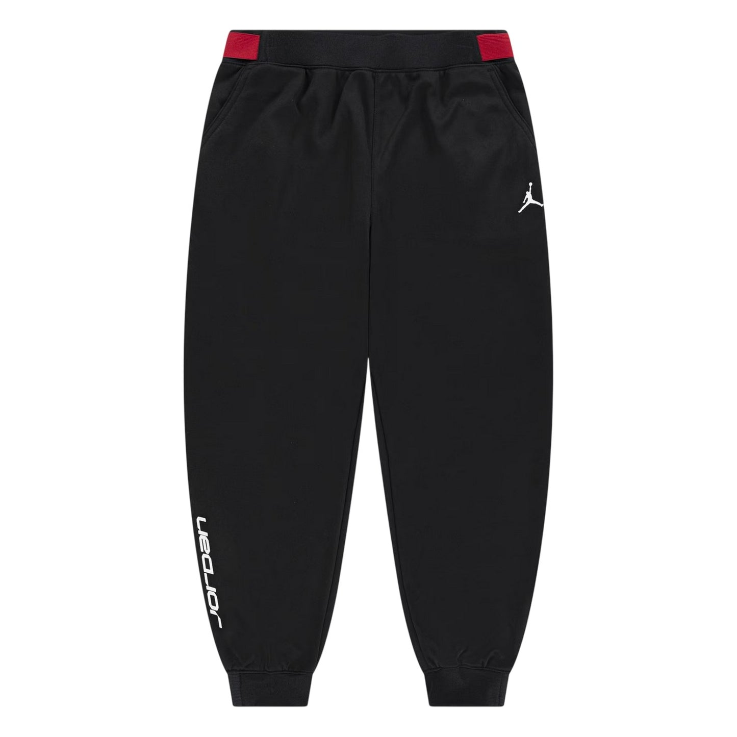 Black - Front - Nike Childrens-Kids Air Jordan Fleece Logo Slim Joggers