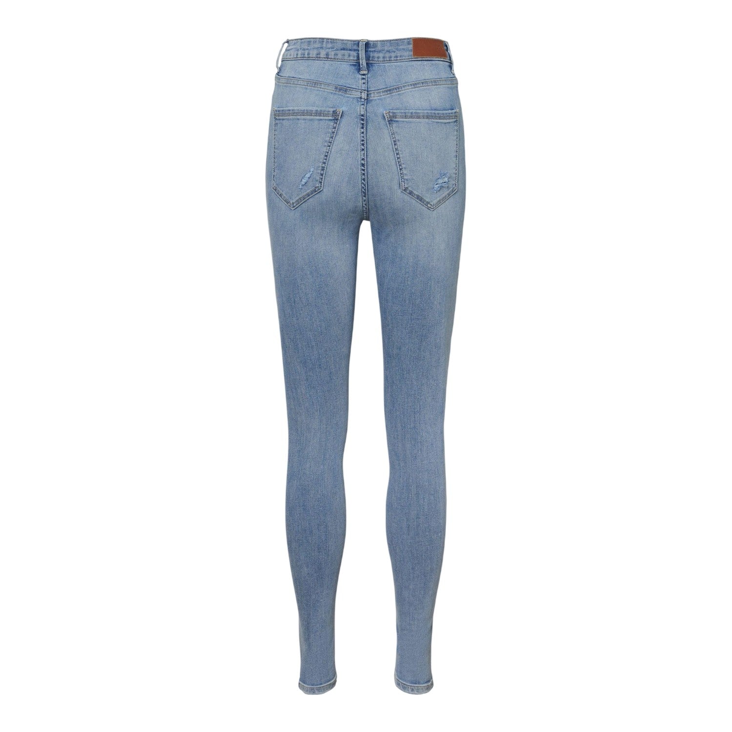 Blue Denim - Back - Vero Moda Womens-Ladies Denim Skinny Jeans