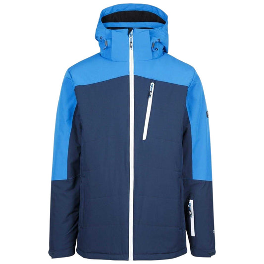 Navy Flecked - Front - Trespass Mens Bowie Regular Ski Jacket