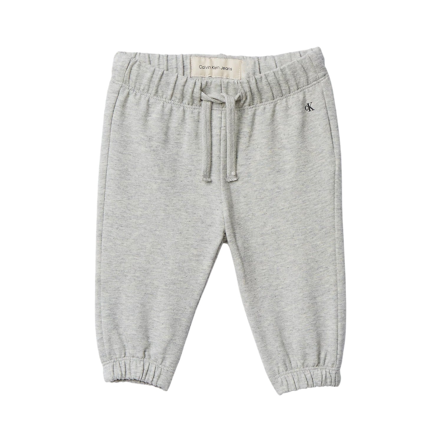 Grey - Front - Calvin Klein Baby Embroidered Logo Jogging Bottoms