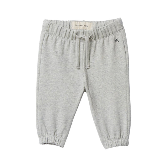 Grey - Front - Calvin Klein Baby Embroidered Logo Jogging Bottoms