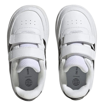 White-Black - Lifestyle - Adidas Childrens-Kids Breaknet 2.0 Synthetic Leather Court Shoes