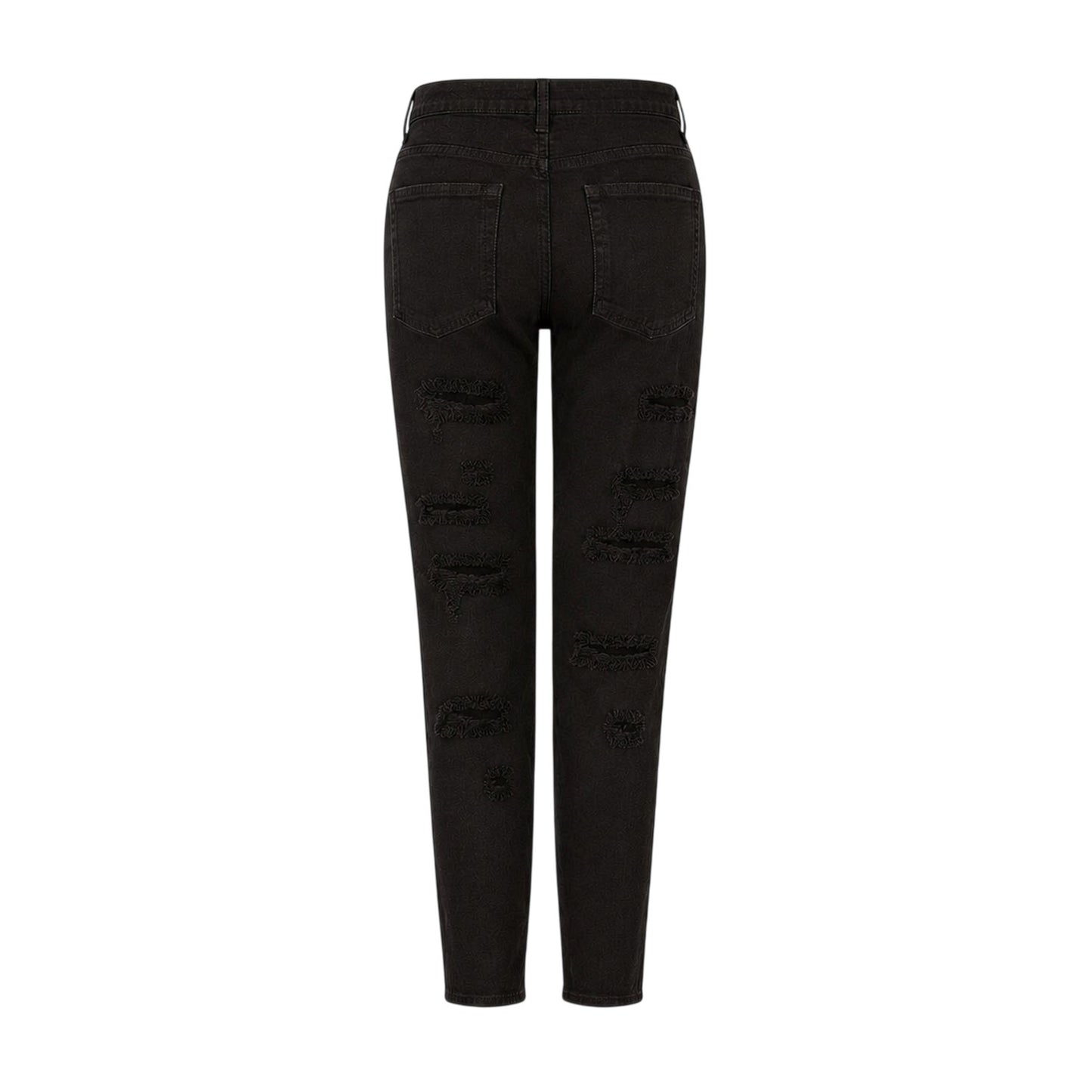 Black - Back - Armani Exchange Womens-Ladies J51 Denim Slim Jeans