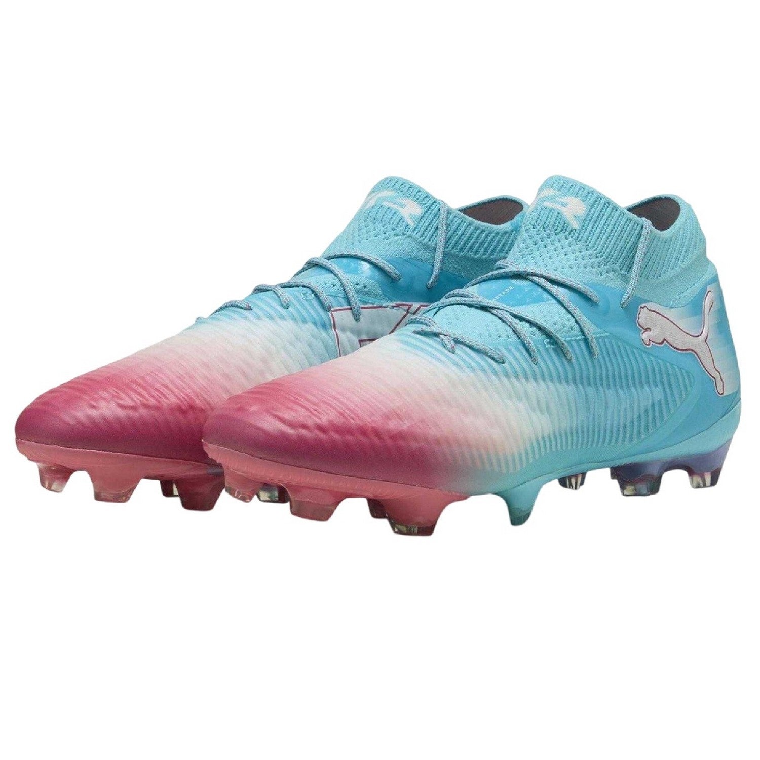 Blue-White - Back - Puma Unisex Adult Future 8 Ultimate Firm Ground Football Boots