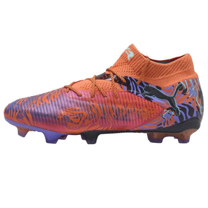 Orange-Black - Side - Puma Unisex Adult Future 8 Ultimate Firm Ground Football Boots