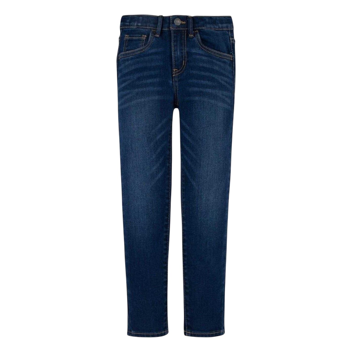 Blue - Front - Levis Girls 710 Denim Skinny Jeans