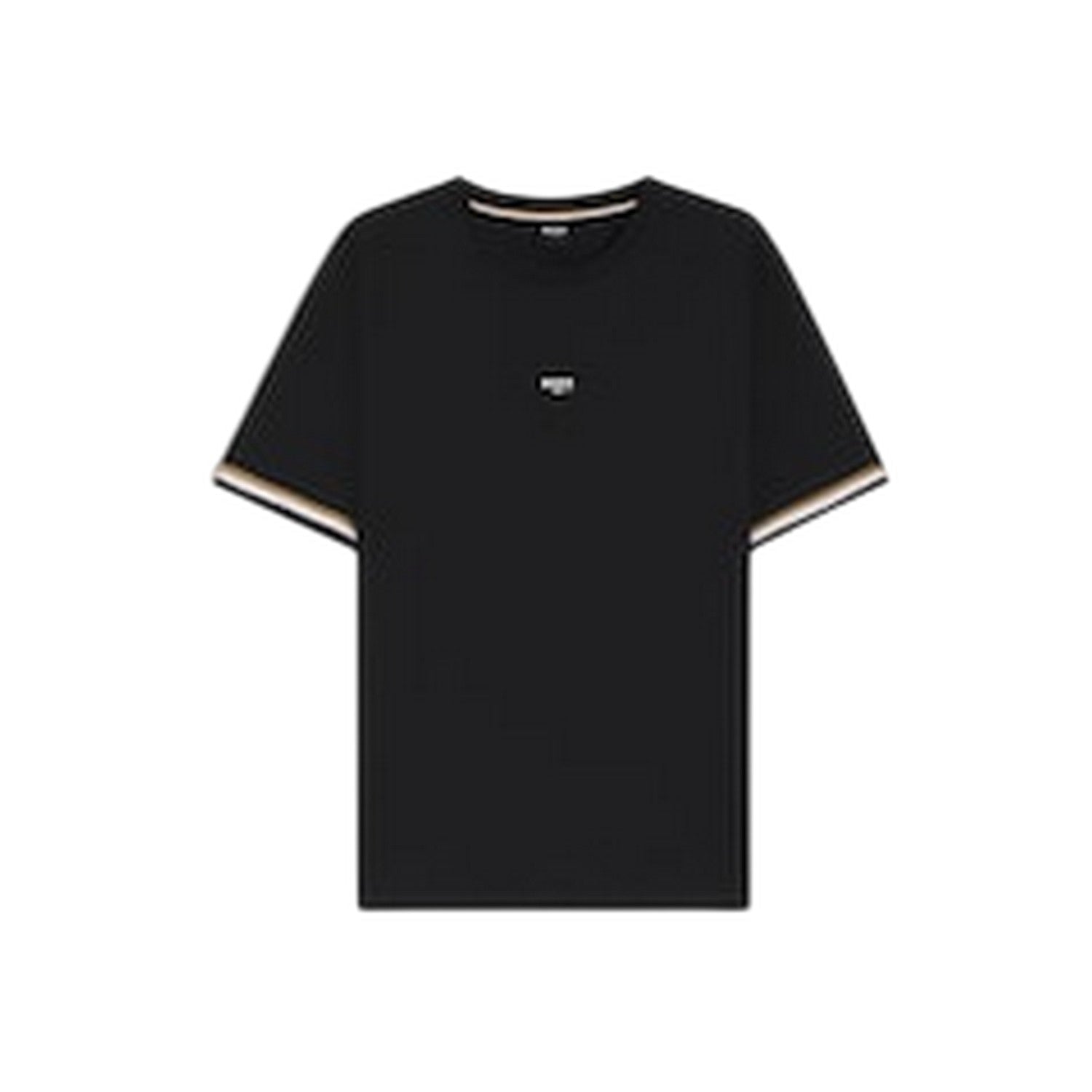 Black - Front - Boss Mens Cotton Blend T-Shirt