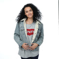 Denim - Lifestyle - Levis Womens-Ladies Ex-Boyfriend Sherpa Trucker Jacket