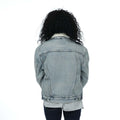Denim - Back - Levis Womens-Ladies Ex-Boyfriend Sherpa Trucker Jacket