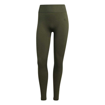 Khaki - Front - Adidas Womens-Ladies Essentials Leggings